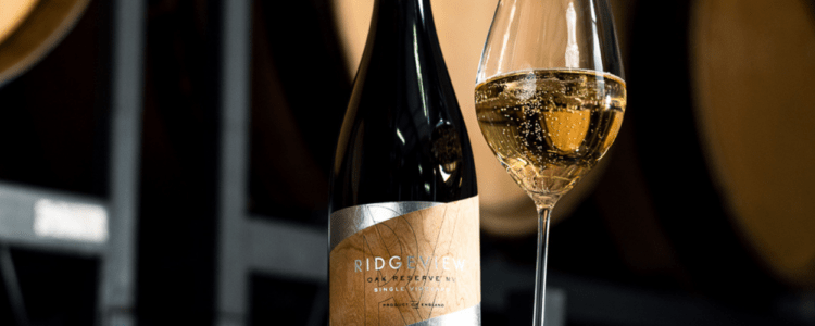 Ridgeview Wine Estate Oak reserve case of six English Sparkling wine