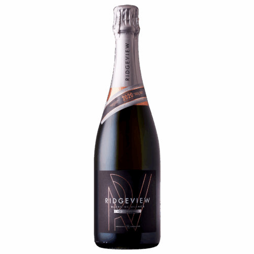 Bottle of Ridgeview Blanc de Blancs 2020