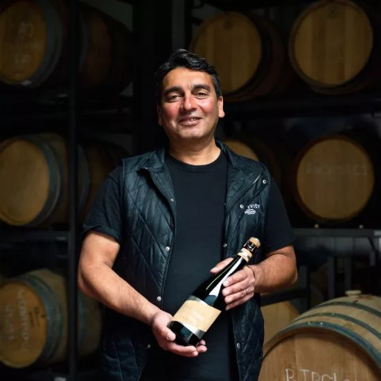 Simon Roberts Director of Winemaking at Ridgeview Oak Reserve English sparkling wine