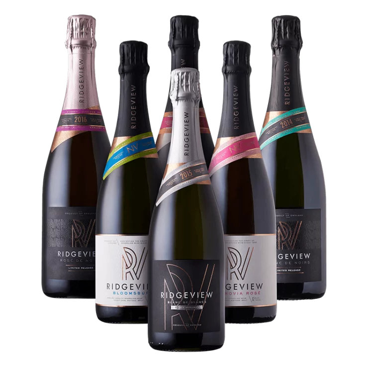 Ridgeview English sparkling wine cases