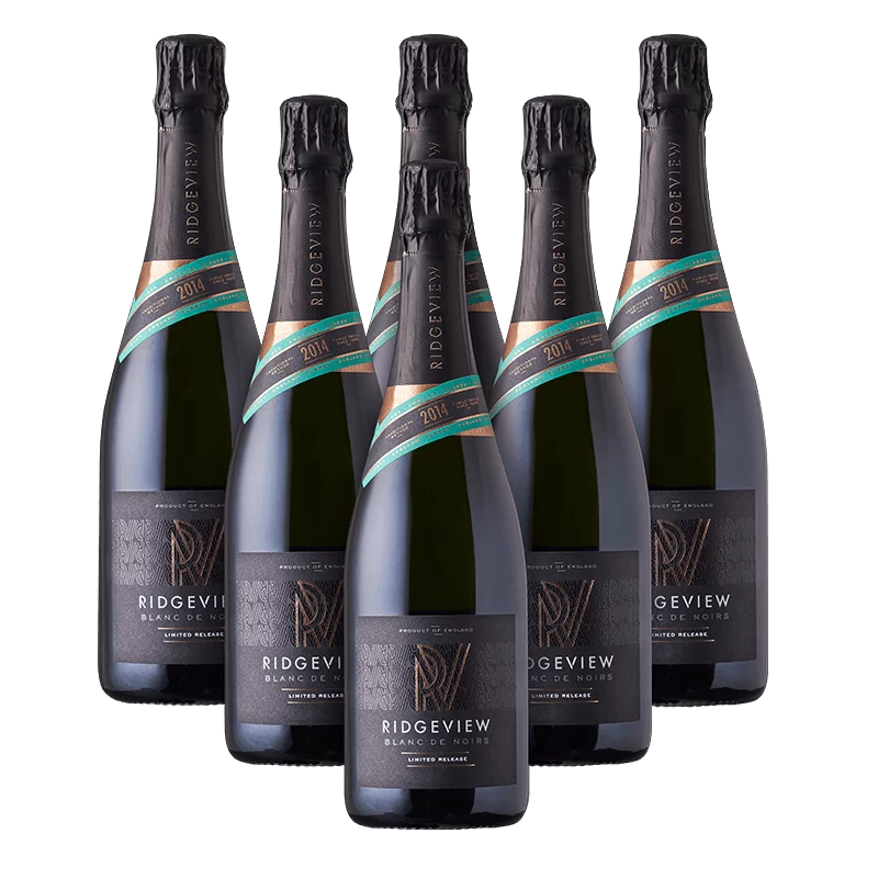 Ridgeview Vintage Blanc de Noirs case English sparkling wine