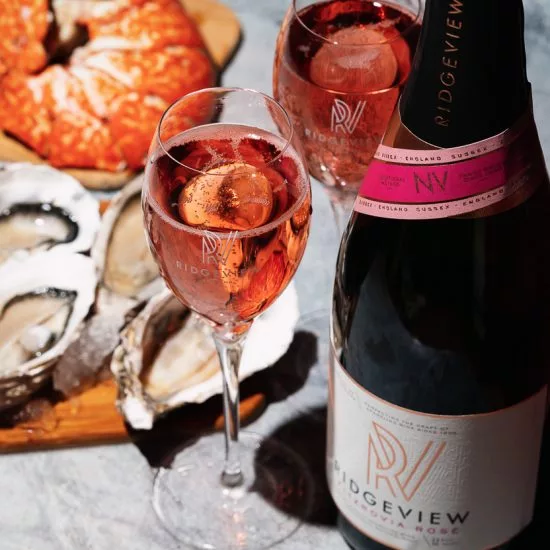 Ridgeview Fitzrovia Rose NV English sparkling wine