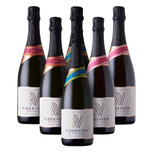 Ridgeview Signature mixed case English sparkling wine