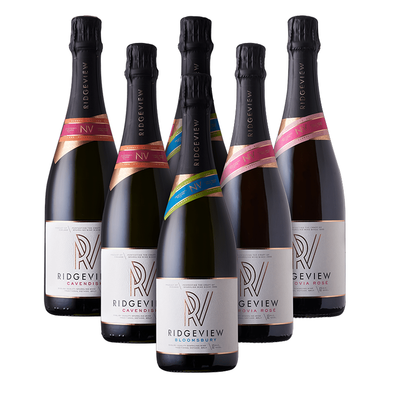 Ridgeview Signature mixed case English sparkling wine