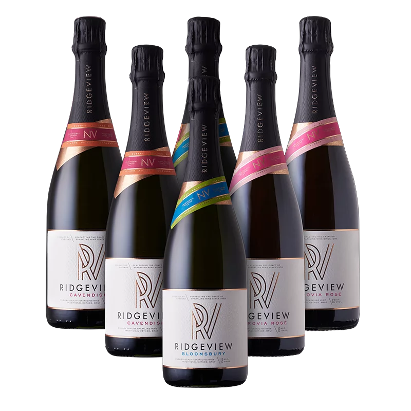 Ridgeview Signature mixed case English sparkling wine