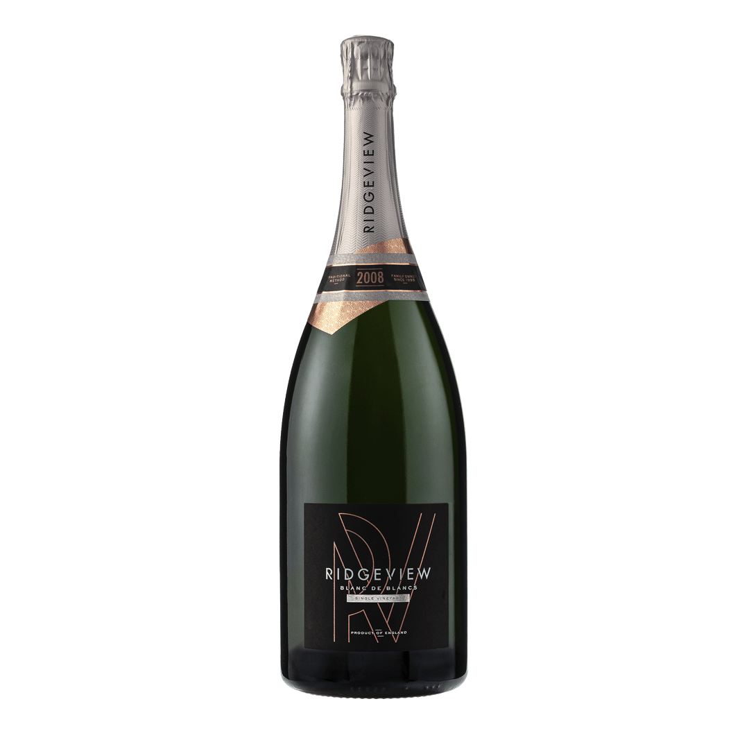 Blanc de Blancs Magnum Ridgeview English Sparkling Wine from East