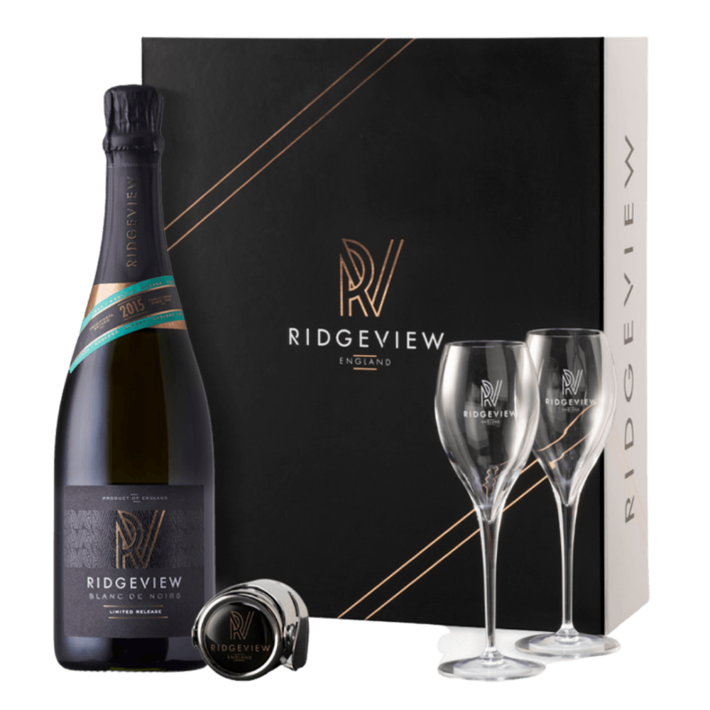 The Ridgeview Gift Set Blanc de Noirs 2015 Vintage Ridgeview English Sparkling Wine