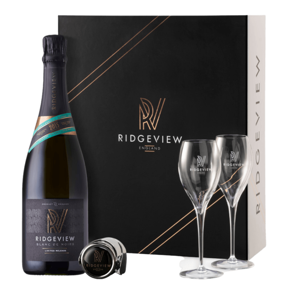 The Ridgeview Gift Set Blanc de Noirs 2015 Vintage Ridgeview English Sparkling Wine
