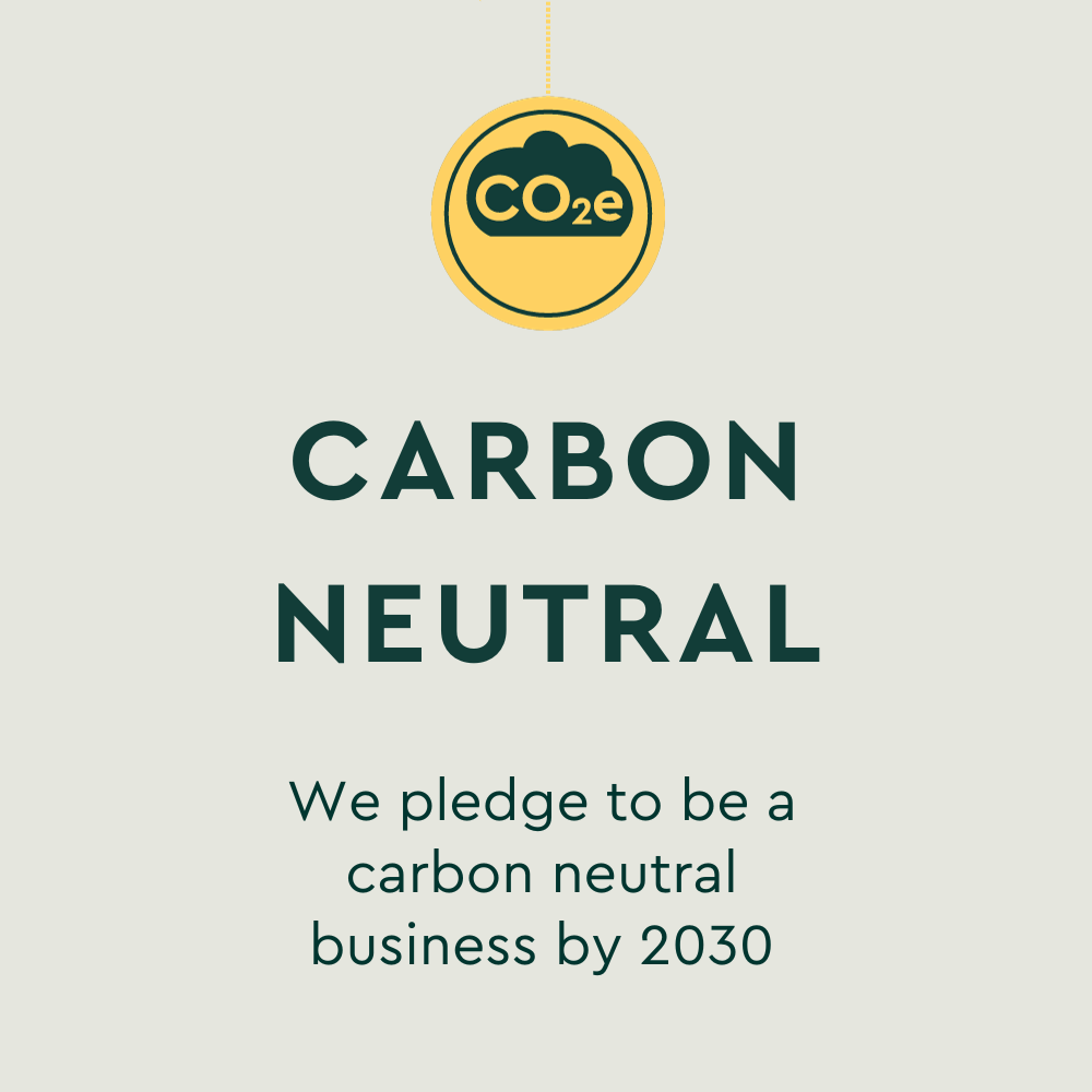 We pledge to be carbon neutral by 2030