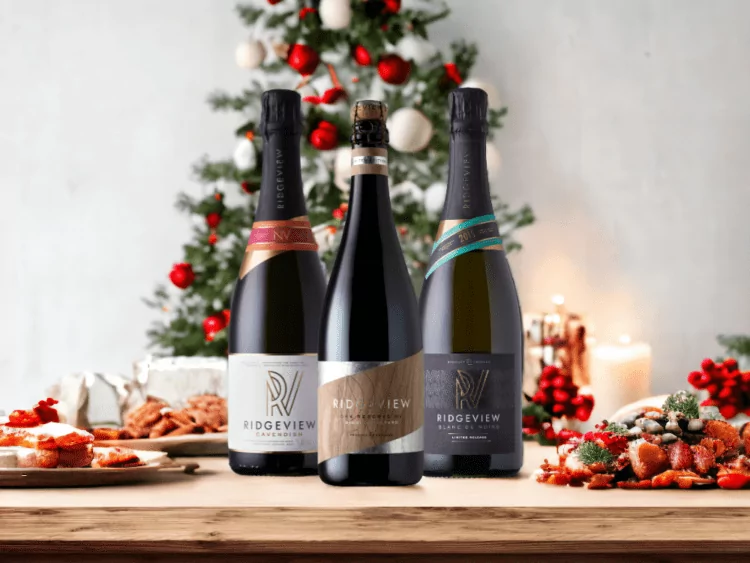 Ridgeview English Sparkling Wine at Christmas