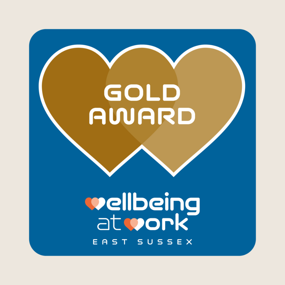 Gold Award - Wellbeing at Work, East Sussex